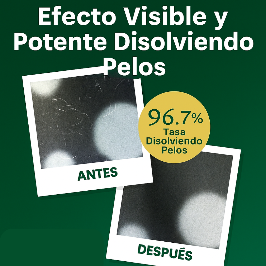Disolvente de Pelo en tu lavadora CHAO pelos de mascota🐶 en tu ropa! 🎁6 sobres. Oferta hasta terminar existencias
