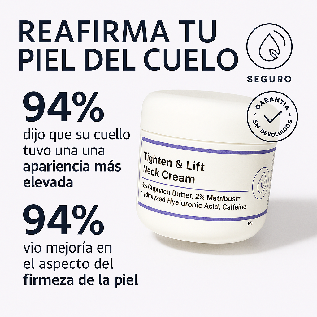 Crema reafirmante para el cuello 50ml 🎁HOY 18% dcto