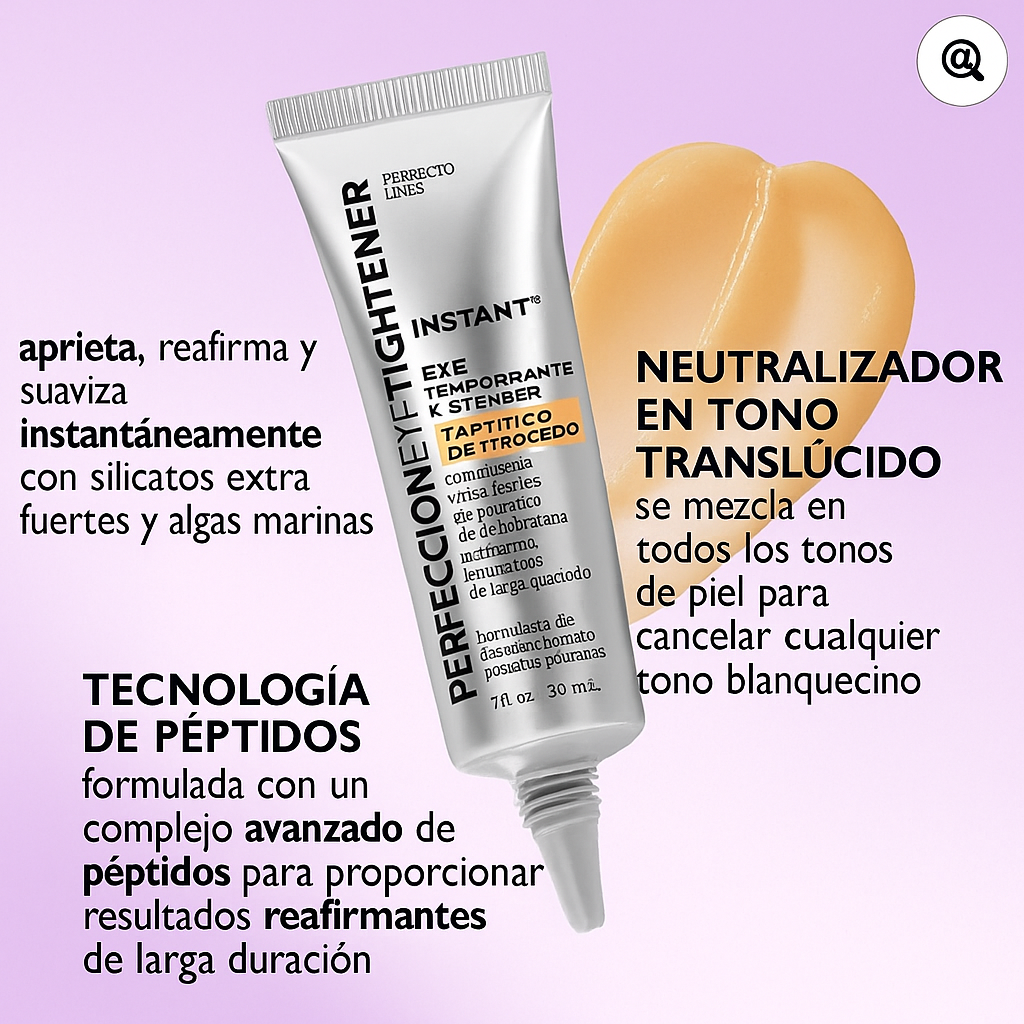 Tensor de ojos instantáneo, fórmula fácil de usar con cepillo grátis! 🎁HOY 40%DCTO